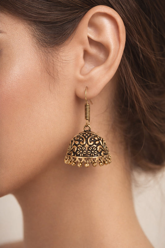 Noor Antique Jhumkas