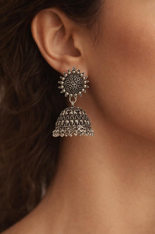 Surya Bloom Jhumka Earrings