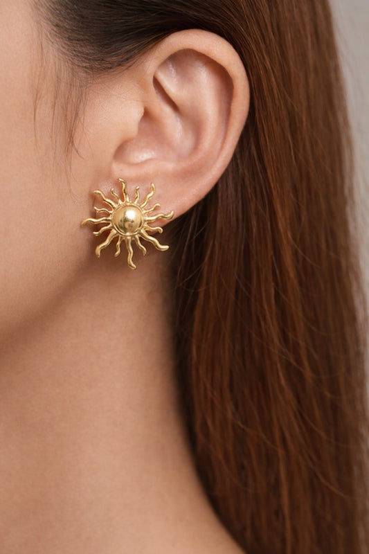 Aurora Sunburst Stud Earrings