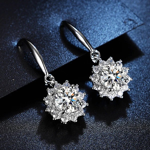 Celestial Halo Drop Earrings