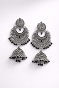 Antique Lakshmi Long Jhumkas