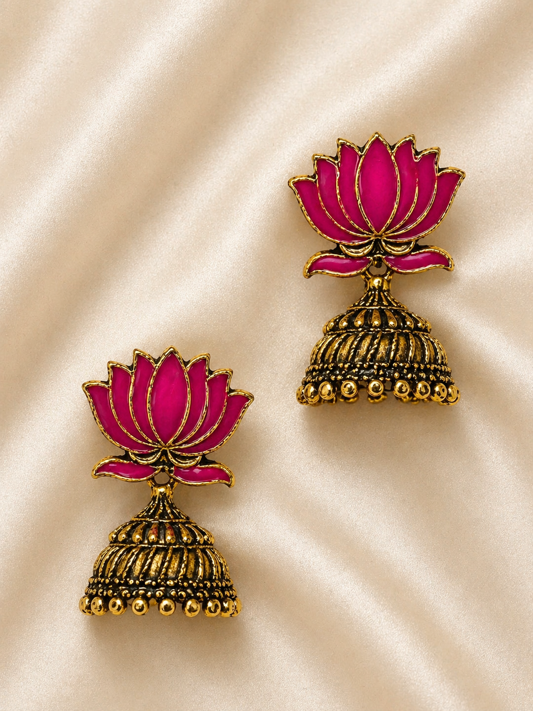 Padma Radiance Jhumka Earrings