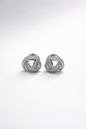 Infinity Knot Crystal Stud