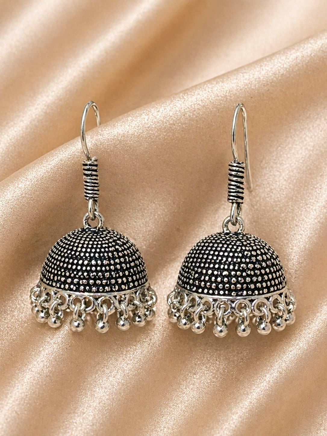 Noor Classic Dome Jhumka Earrings