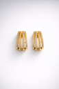 Luxe Line Crystal Hoops