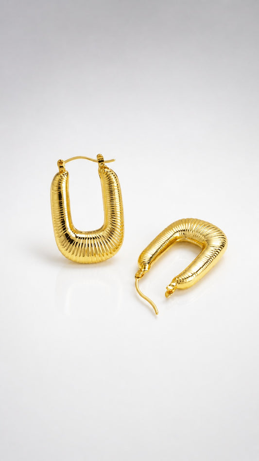 Radiant Sunburst Hoop Earrings