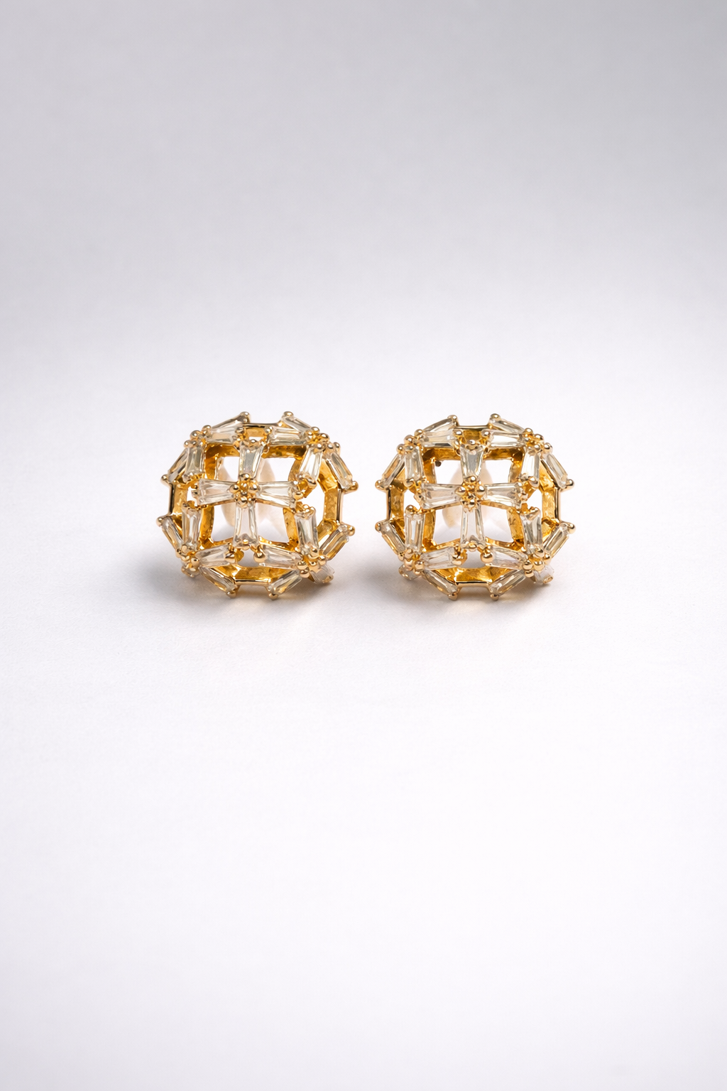 Crystal Dome Luxe Studs