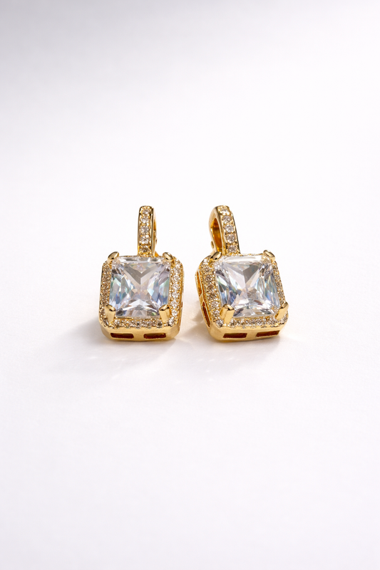 Royal Square Crystal Drops
