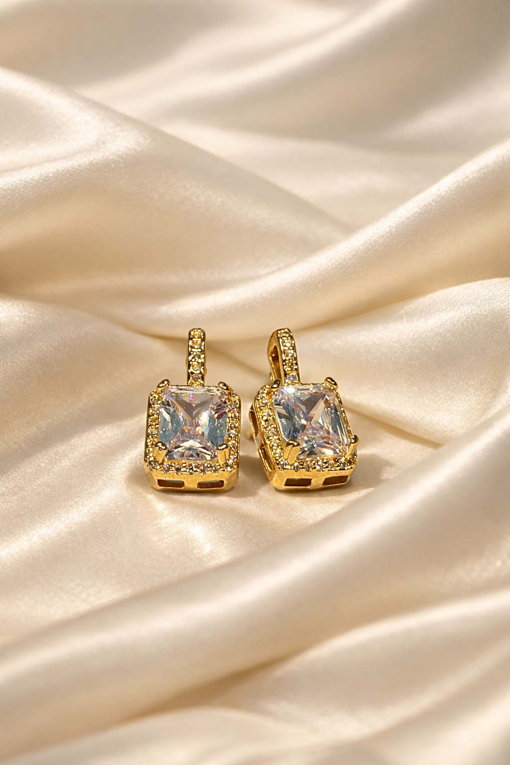 Royal Square Crystal Drops