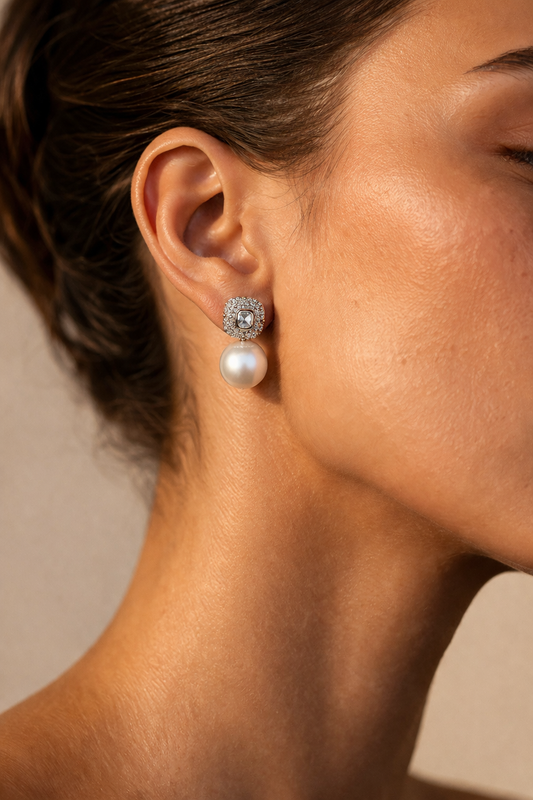 Elegant Pearl Shine Studs