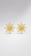 Aurora Sunburst Stud Earrings