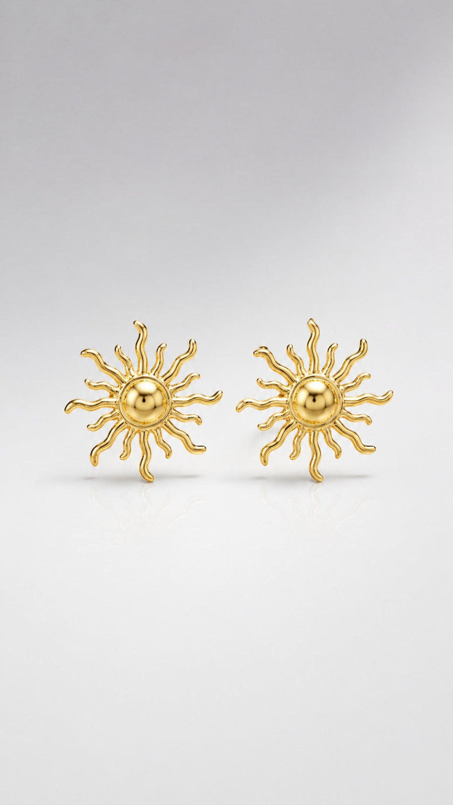 Aurora Sunburst Stud Earrings