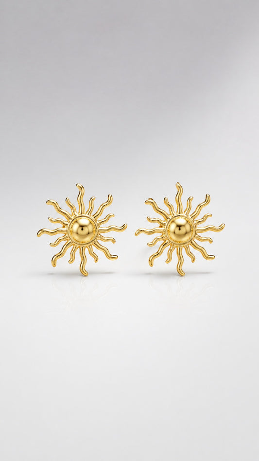 Aurora Sunburst Stud Earrings