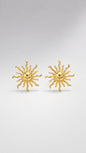 Aurora Sunburst Stud Earrings