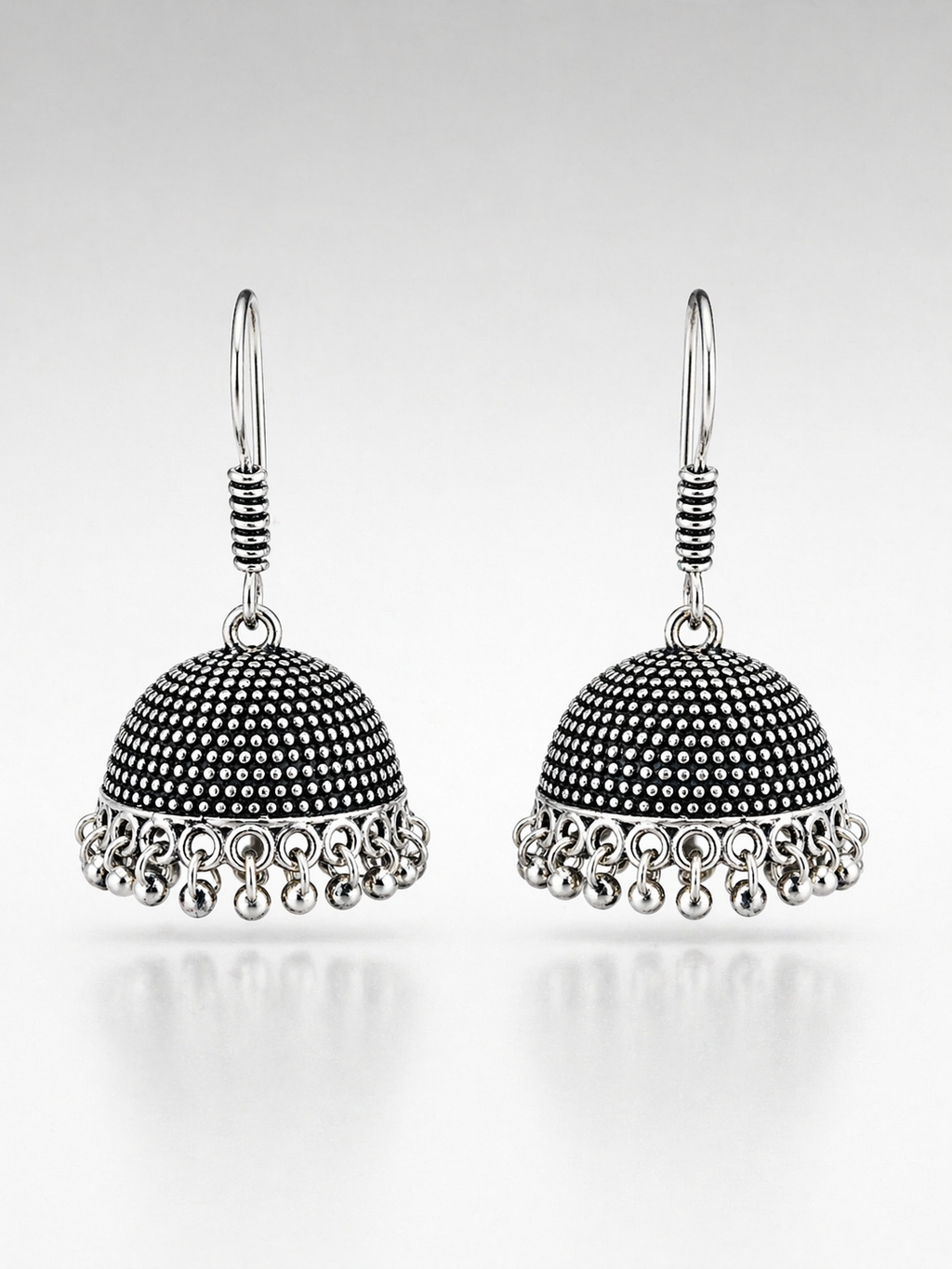 Noor Classic Dome Jhumka Earrings
