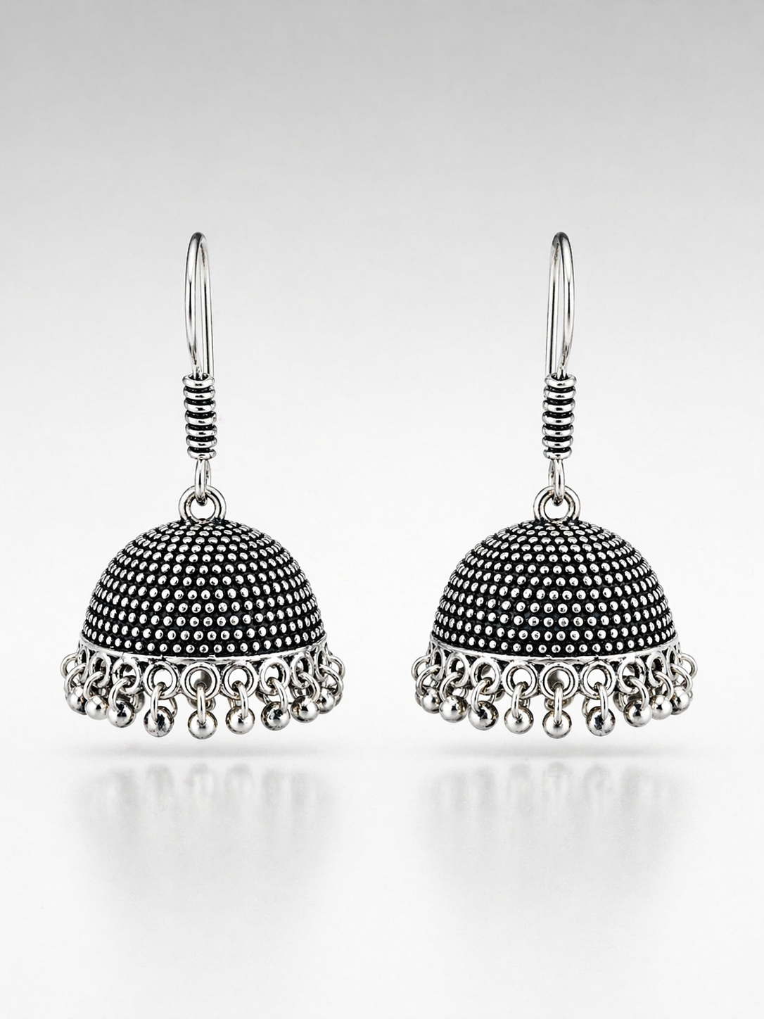 Noor Classic Dome Jhumka Earrings