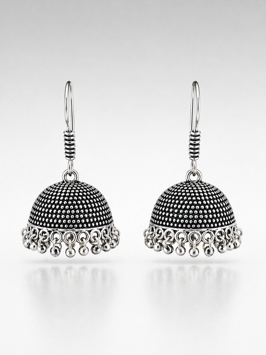 Noor Classic Dome Jhumka Earrings