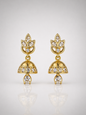 Classic Floral Jhumka Drop Earrings