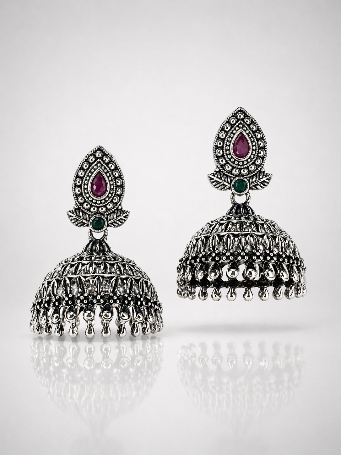 Raina Teardrop Jhumka Earrings