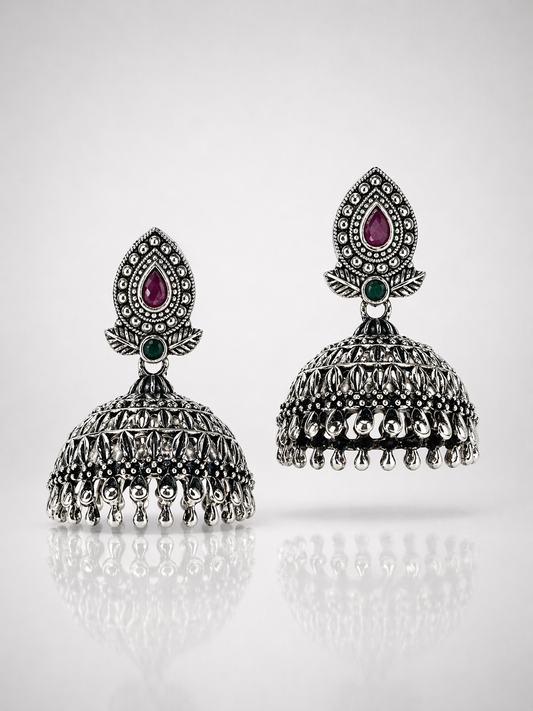 Raina Teardrop Jhumka Earrings