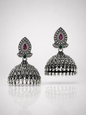 Raina Teardrop Jhumka Earrings