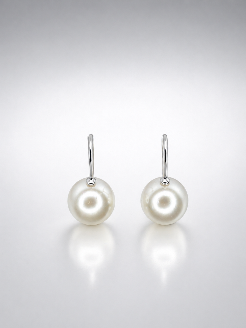 Classic Pearl Drop Stud Earrings