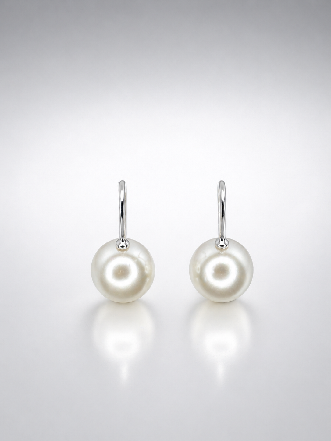 Classic Pearl Drop Stud Earrings
