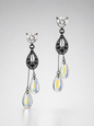Aurora Crystal Teardrop Earrings