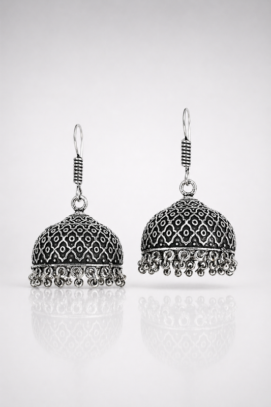 Zaira Classic Dome Jhumka Earrings