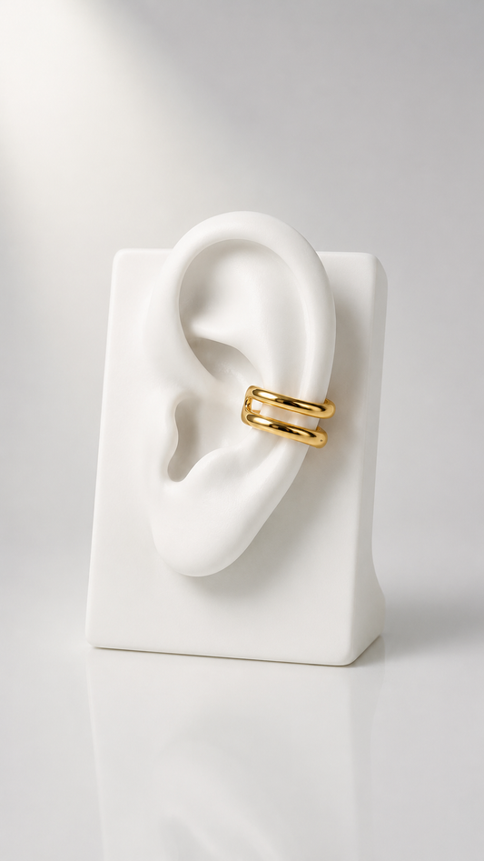Golden Duo Band Ear Cuff