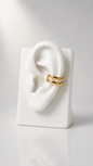 Golden Duo Band Ear Cuff