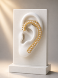 Golden Pearl Halo Ear Cuff