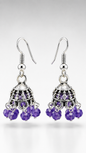 Violet Whisper Mini Jhumka Earrings