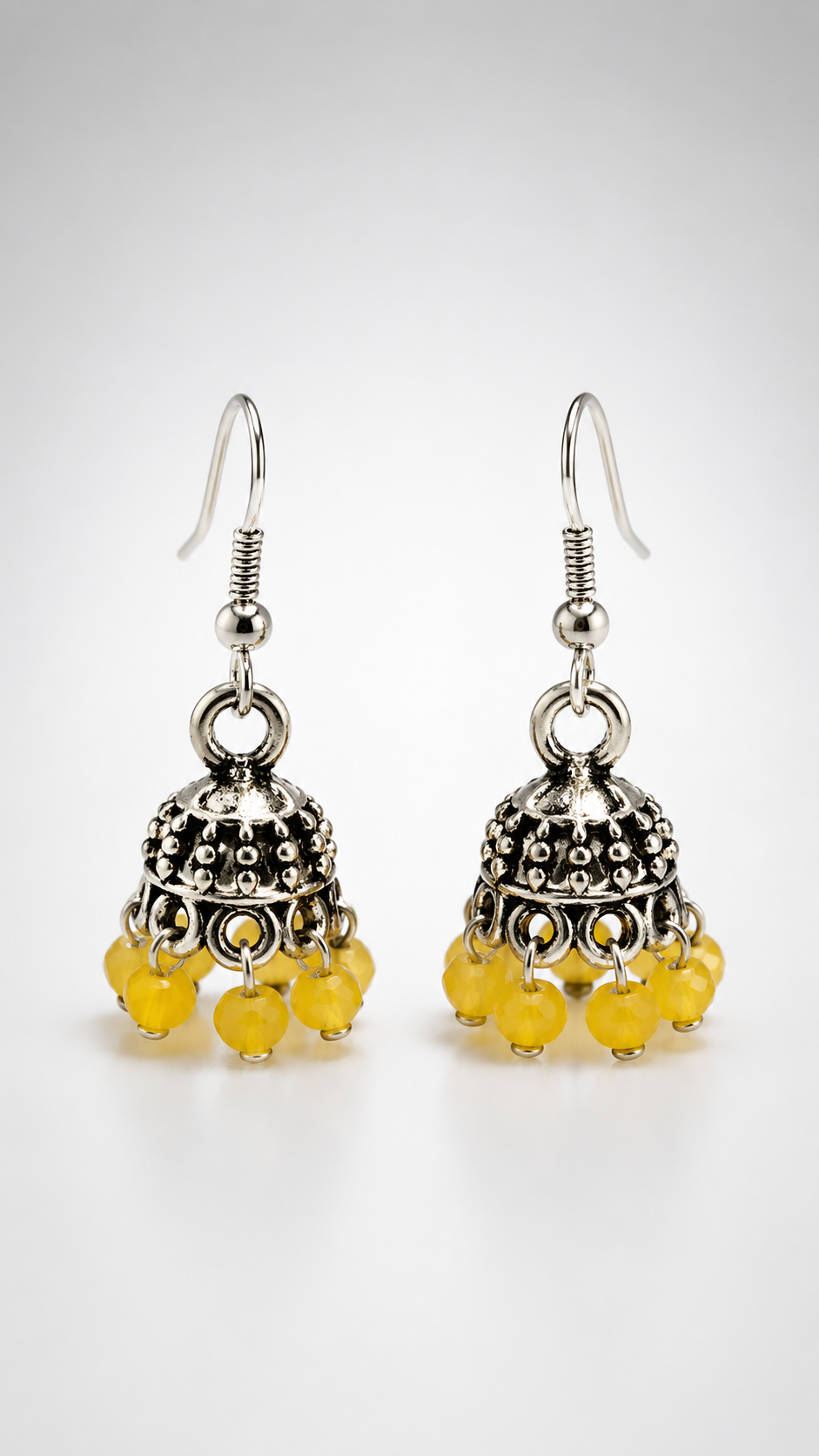 Sunshine Glow Mini Jhumka Earrings