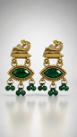 Amethyst Royale Pearl Drop Earrings