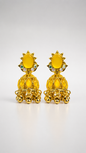 Sunlit Opal Jhumka Earrings