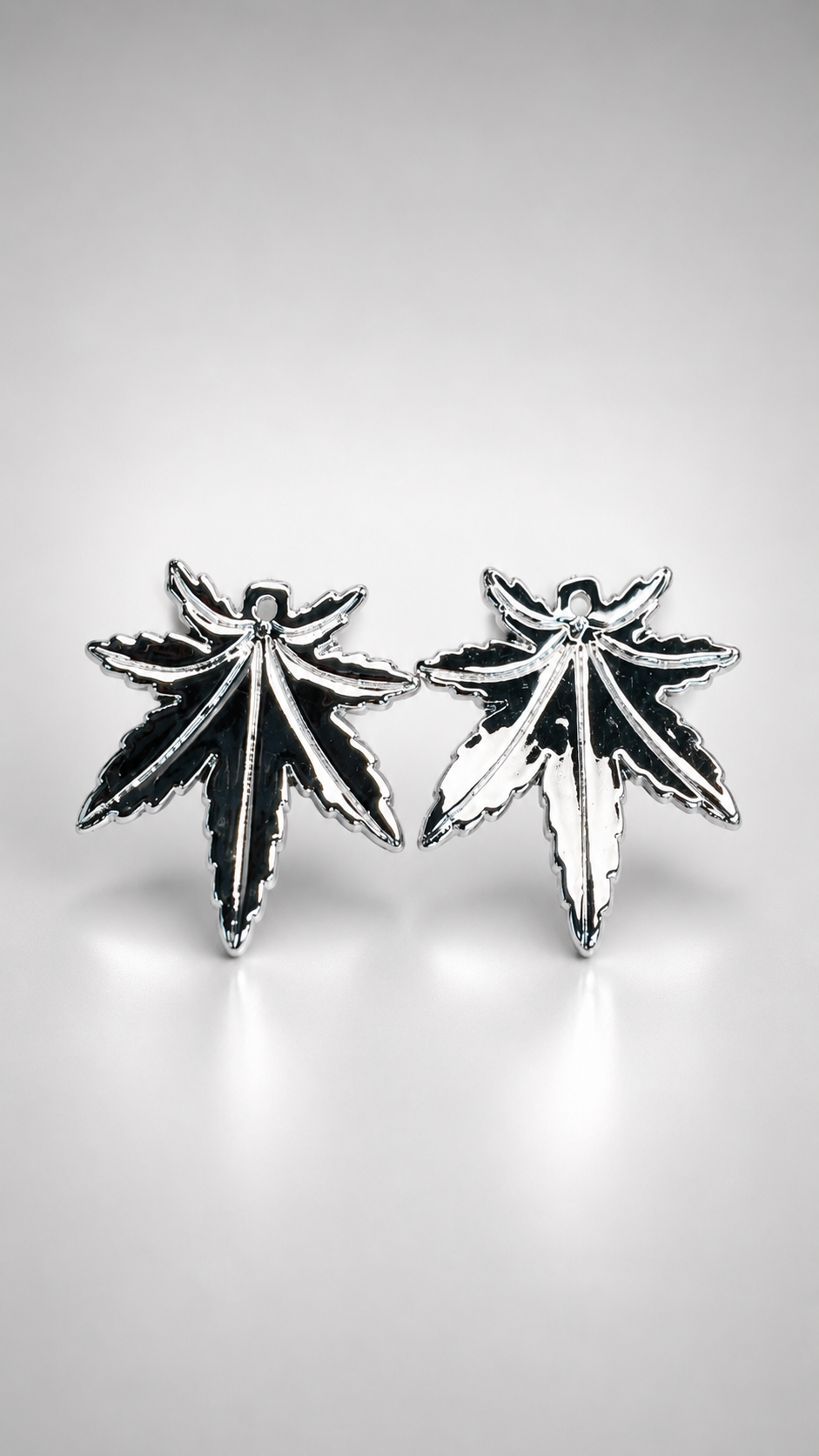 Maple Leaf Stud Earrings