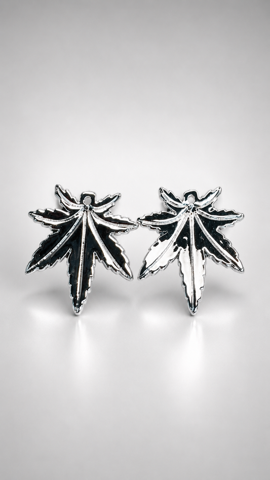 Maple Leaf Stud Earrings