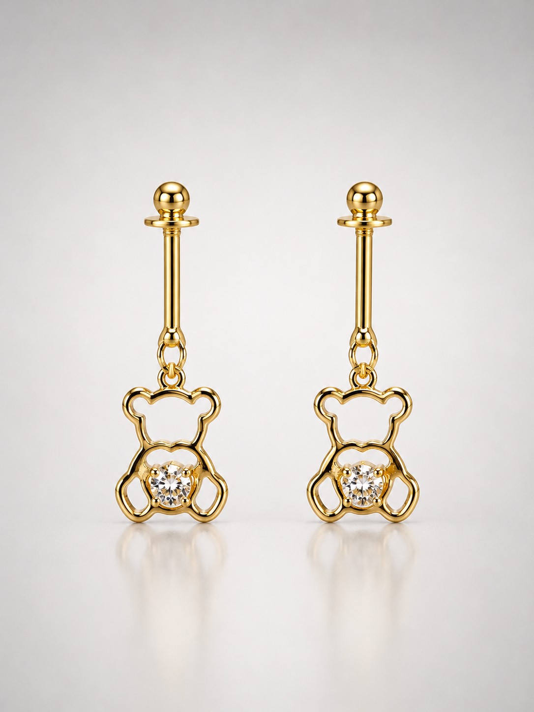 Golden Teddy Spark Helix Stud