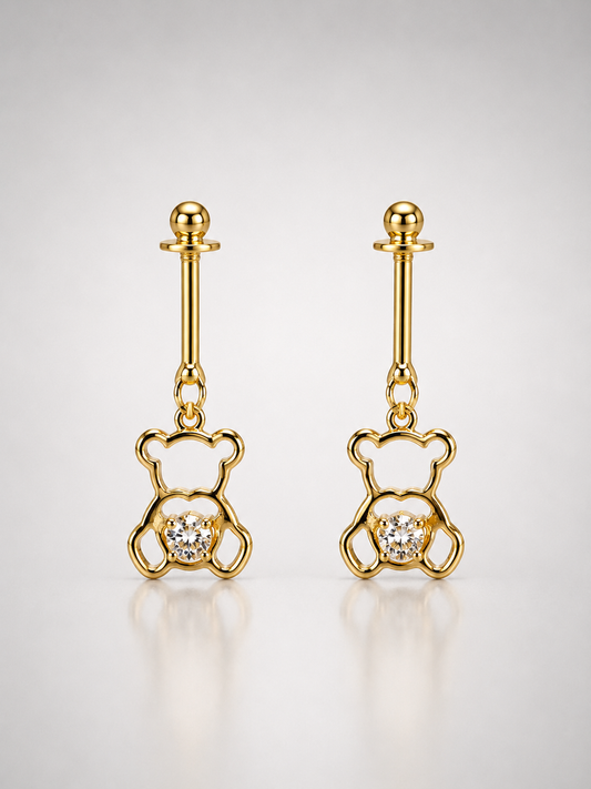 Golden Teddy Spark Helix Stud