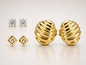 Trio Luxe Stud Earrings Set