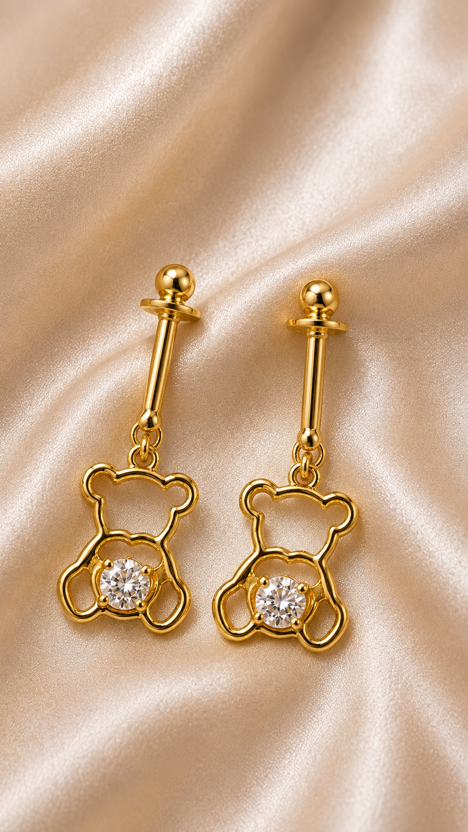 Golden Teddy Spark Helix Stud