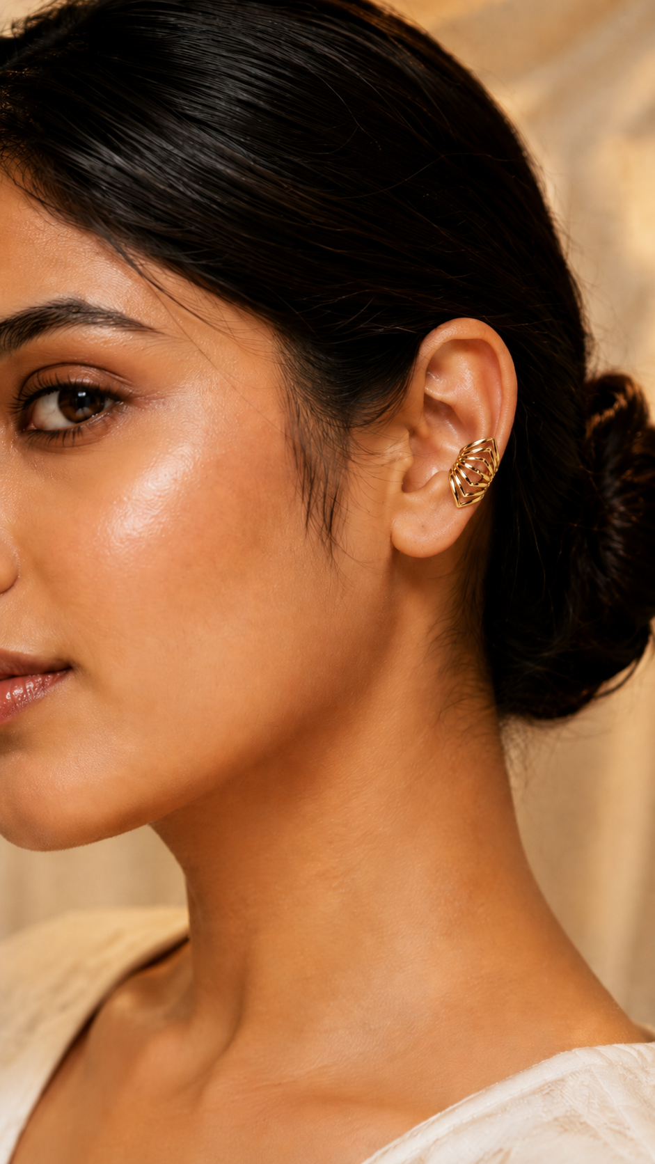 Golden Chevron Ear Cuff