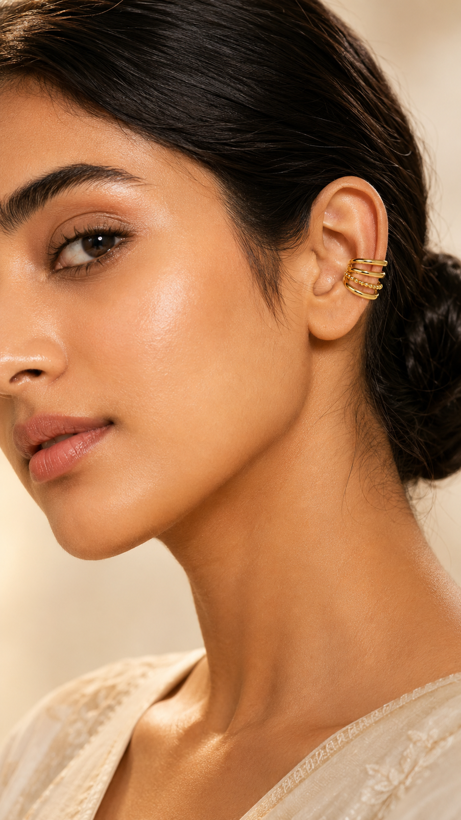 Golden Harmony Ear Cuff