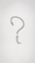 Silver Serpent Wrap Ear Cuff