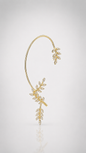 Golden Vine Crystal Ear Cuff