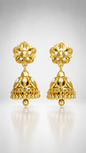 Mukta Pearl Filigree Jhumkas