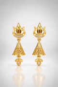 Malati Blossom Conical Jhumkas