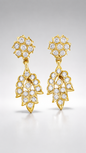 Pallavi Crystal Leaf Dangles