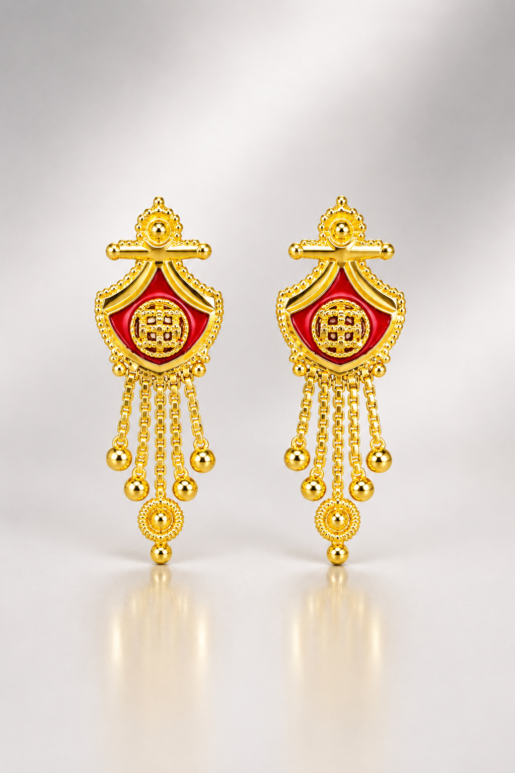 Divya Crimson Waterfall Drops